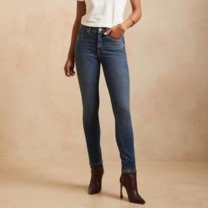 Banana Republic High Rise Slim Jean - Ankle length NWT